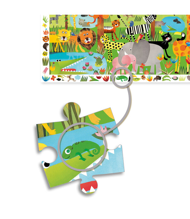 Djeco Djeco - Observatiepuzzel - Jungle