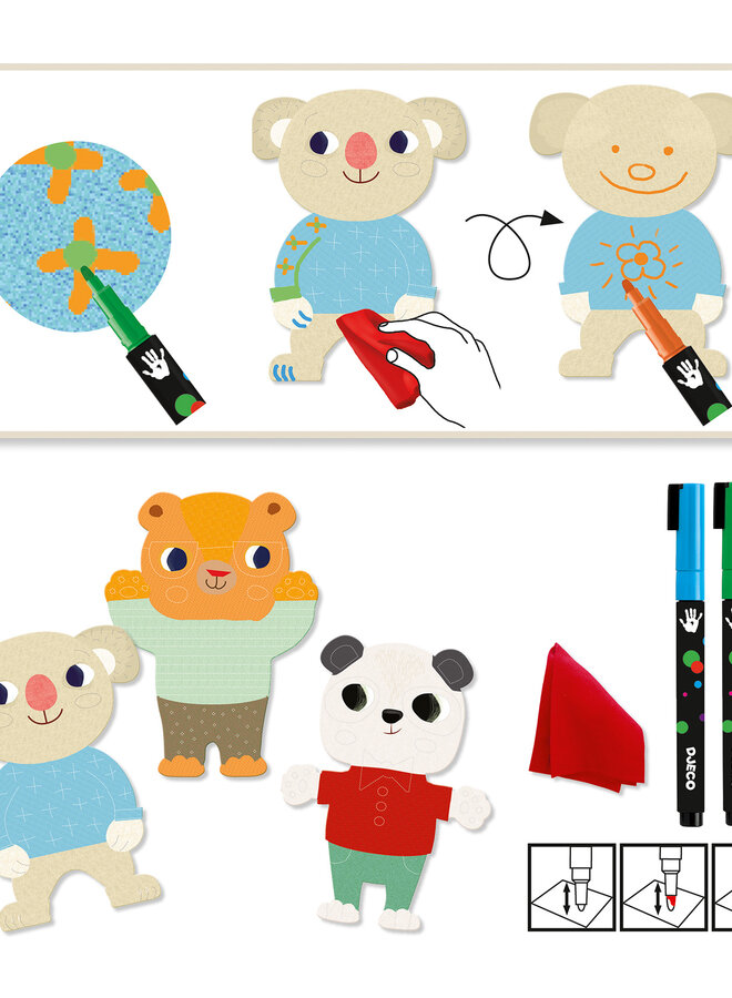 Djeco - Tekenborden beren