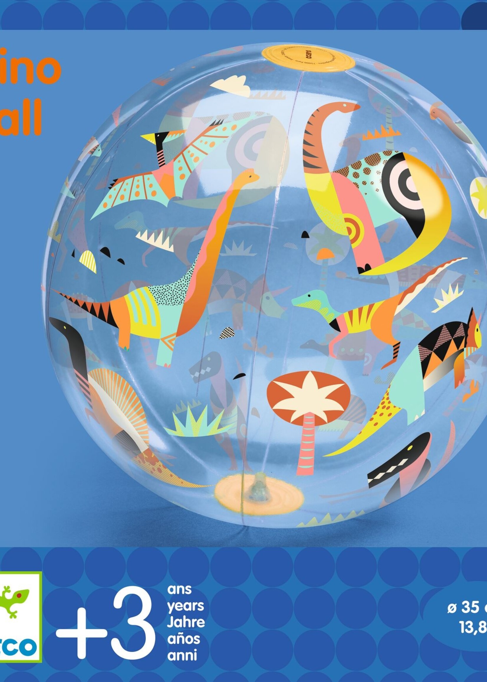 Djeco Djeco - Inflatable balls - Dino ball