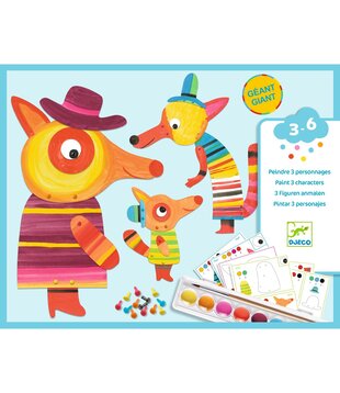 Djeco - Schilderset de vossenfamilie