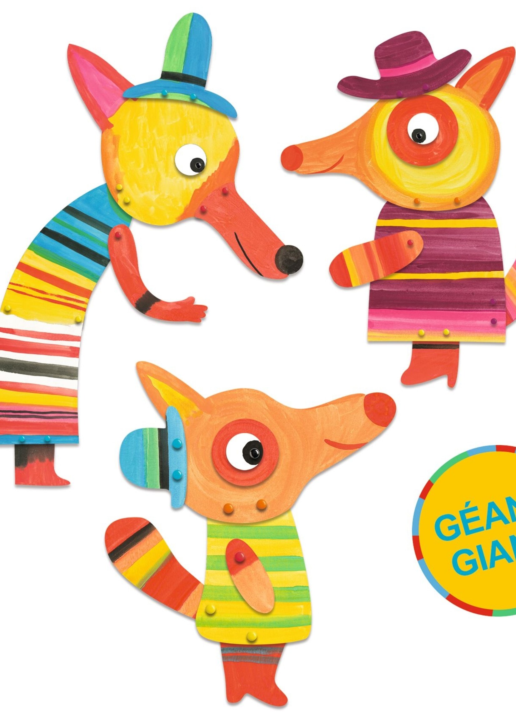 Djeco Djeco - Schilderset de vossenfamilie