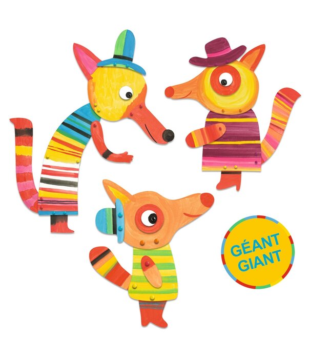 Djeco Djeco - Schilderset de vossenfamilie