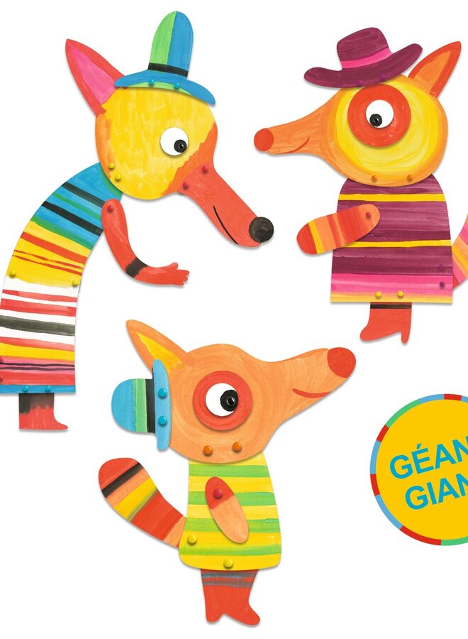 Djeco - Schilderset de vossenfamilie