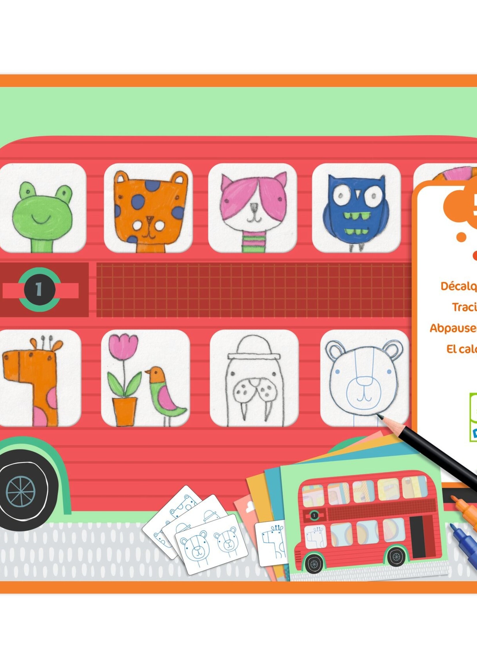 Djeco Djeco - Draw together - tracing is an art