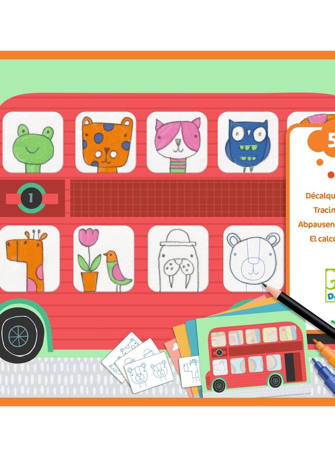 Djeco - Draw together - tracing is an art