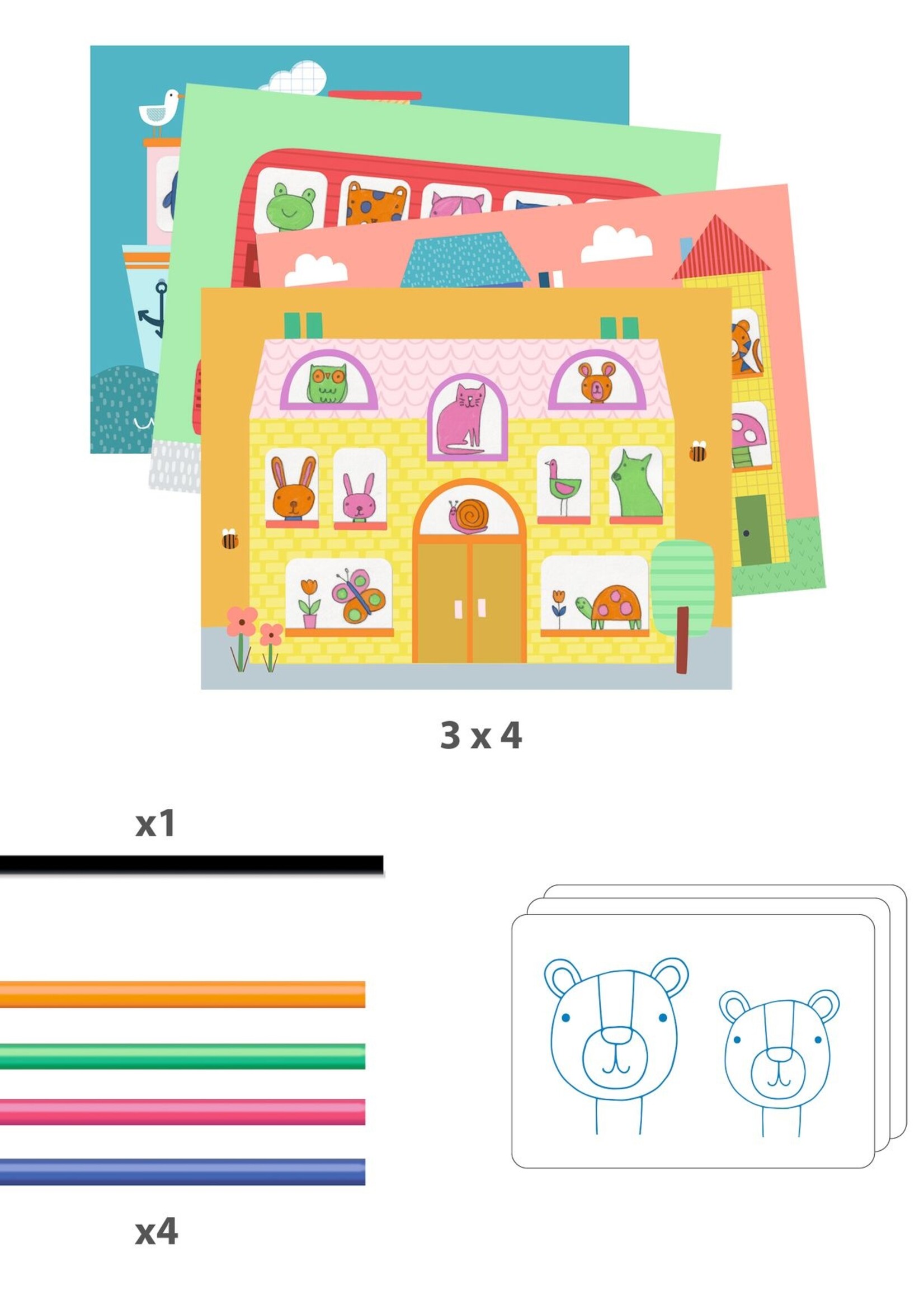 Djeco Djeco - Draw together - tracing is an art