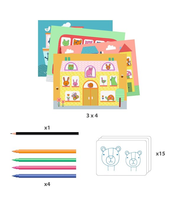 Djeco Djeco - Draw together - tracing is an art