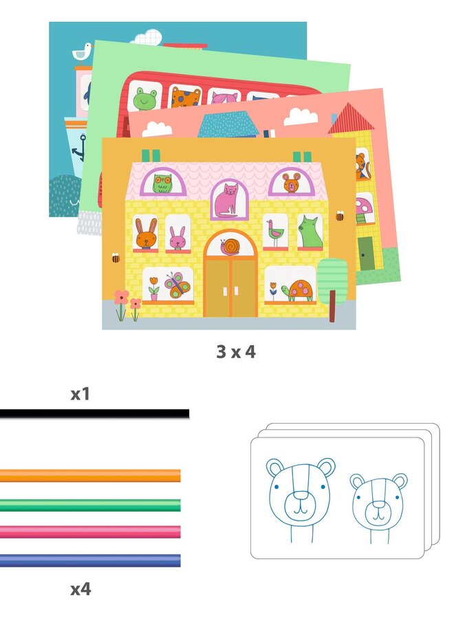 Djeco - Draw together - tracing is an art