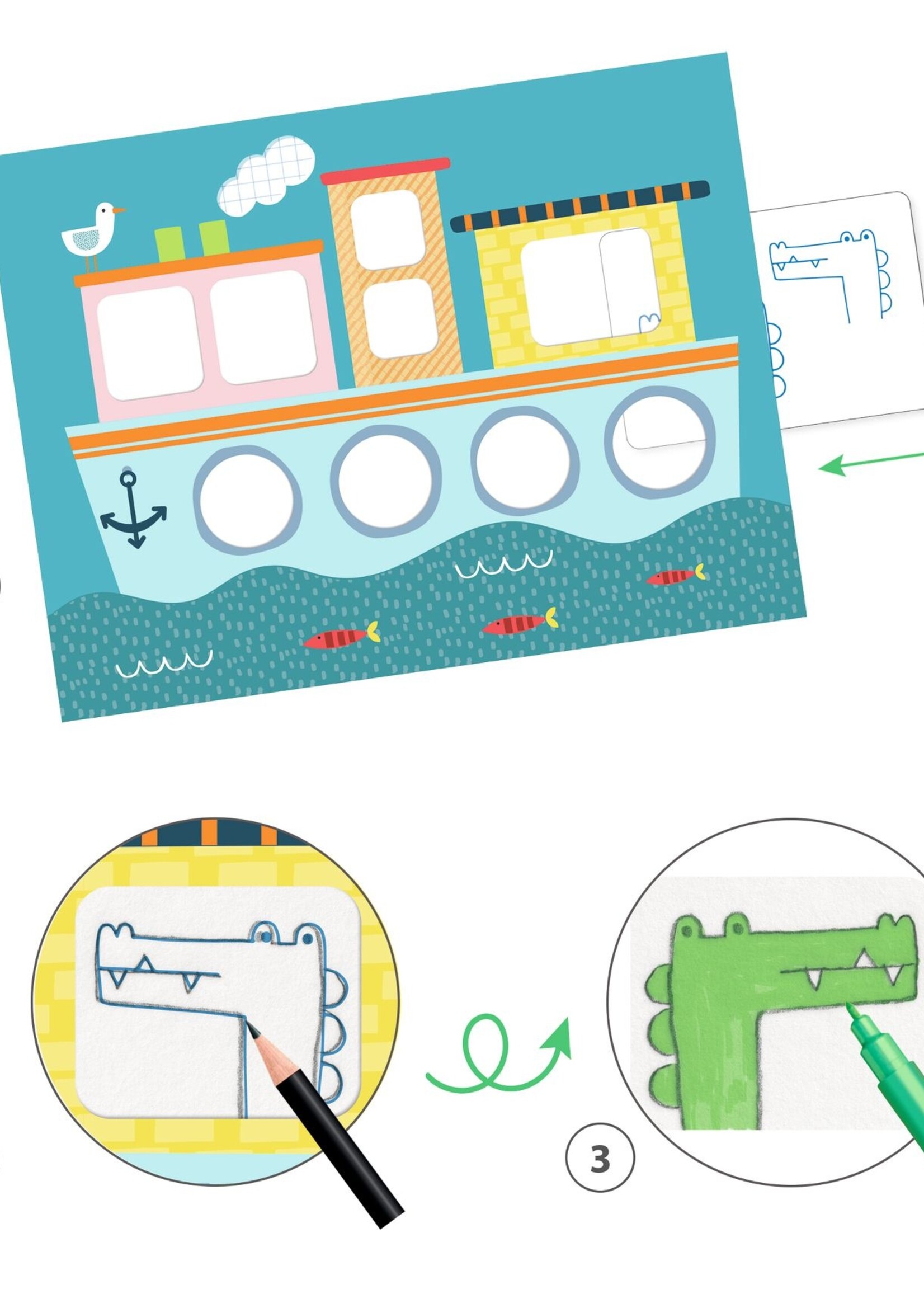 Djeco Djeco - Draw together - tracing is an art