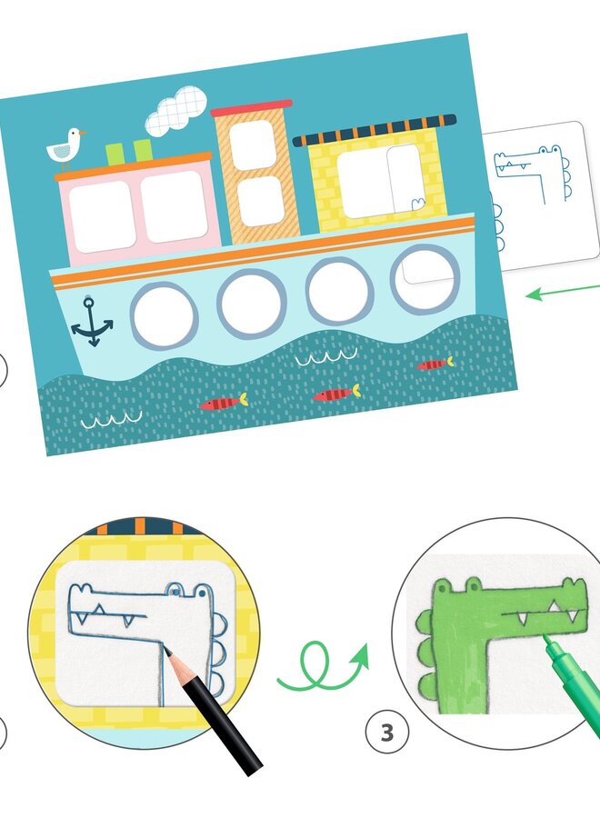 Djeco - Draw together - tracing is an art