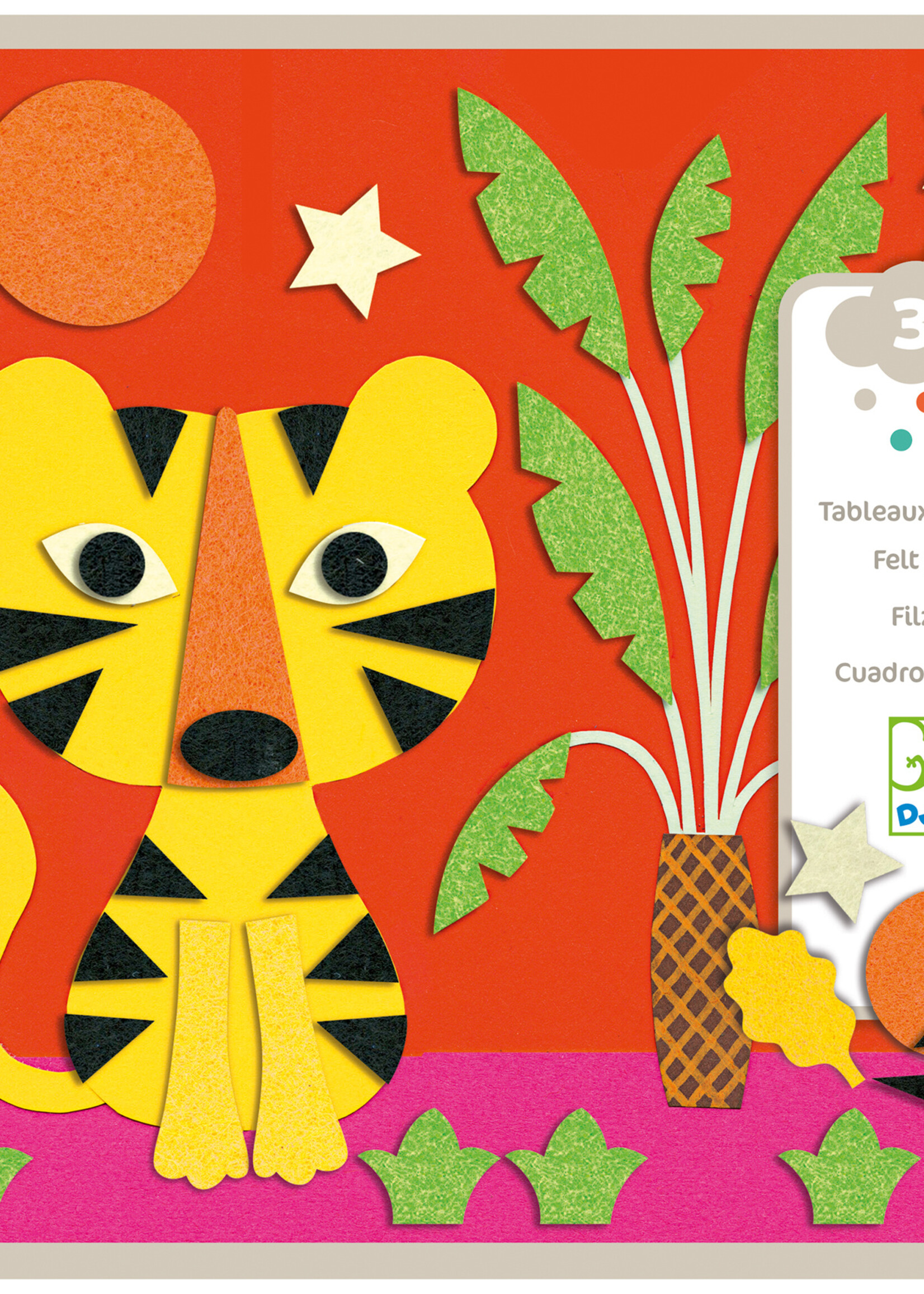 Djeco Djeco - Felt collage - Sweet nature