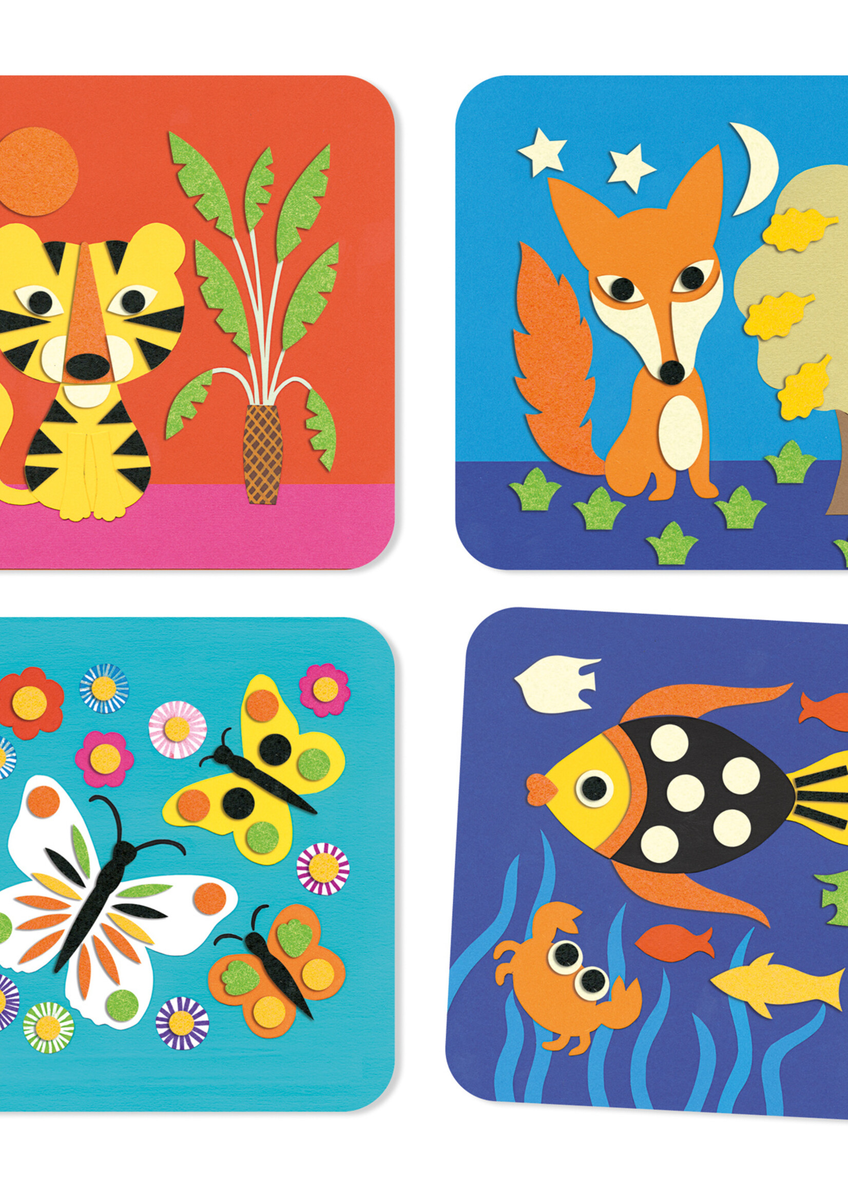Djeco Djeco - Felt collage - Sweet nature