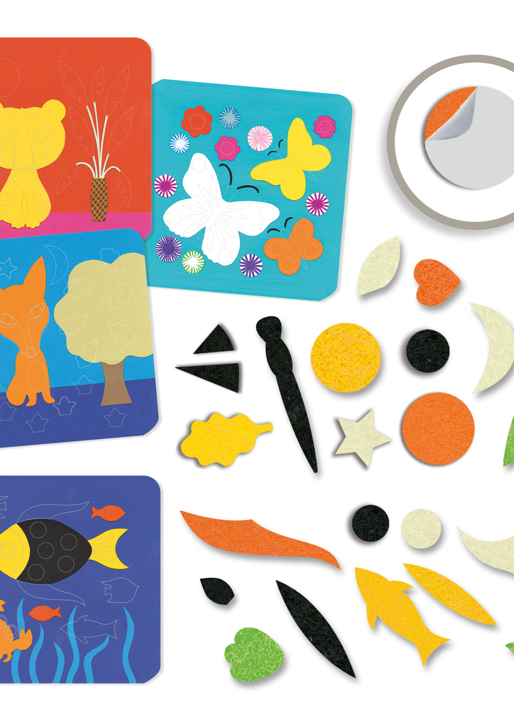 Djeco Djeco - Felt collage - Sweet nature