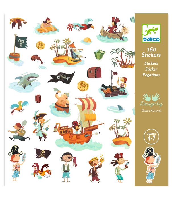 Djeco Djeco - Stickers - Piraten