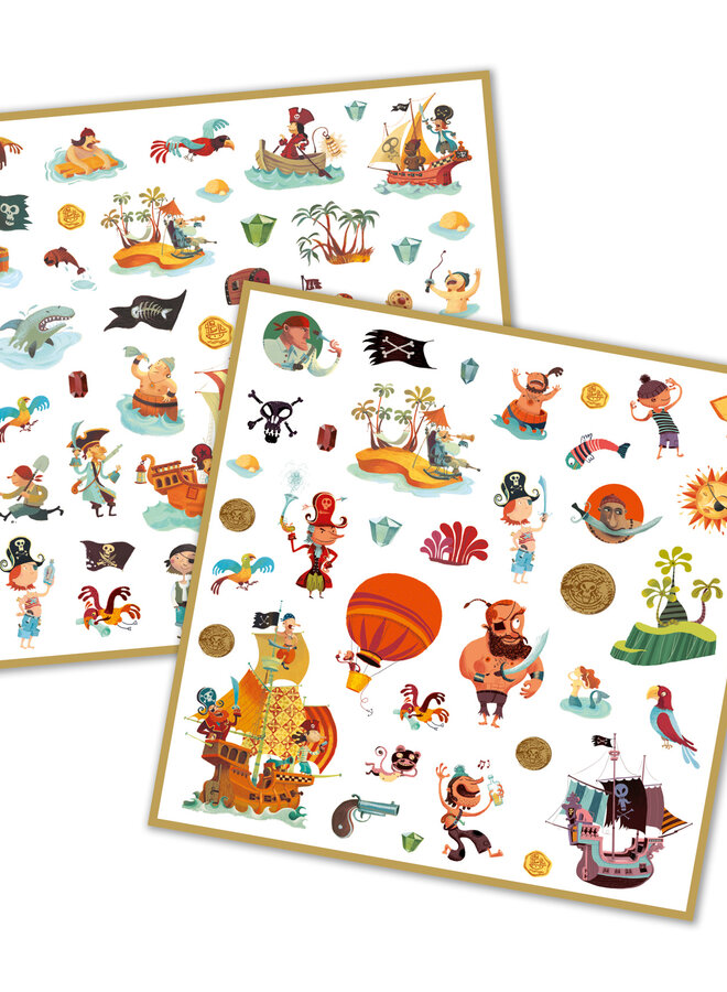 Djeco - Stickers - Piraten
