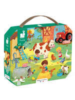 Janod Janod - Puzzel - Op de boerderij