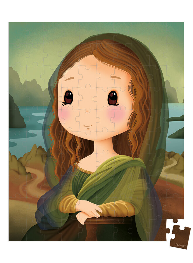 Janod - Puzzel - Geïnspireerd door Leonardo Da Vinci