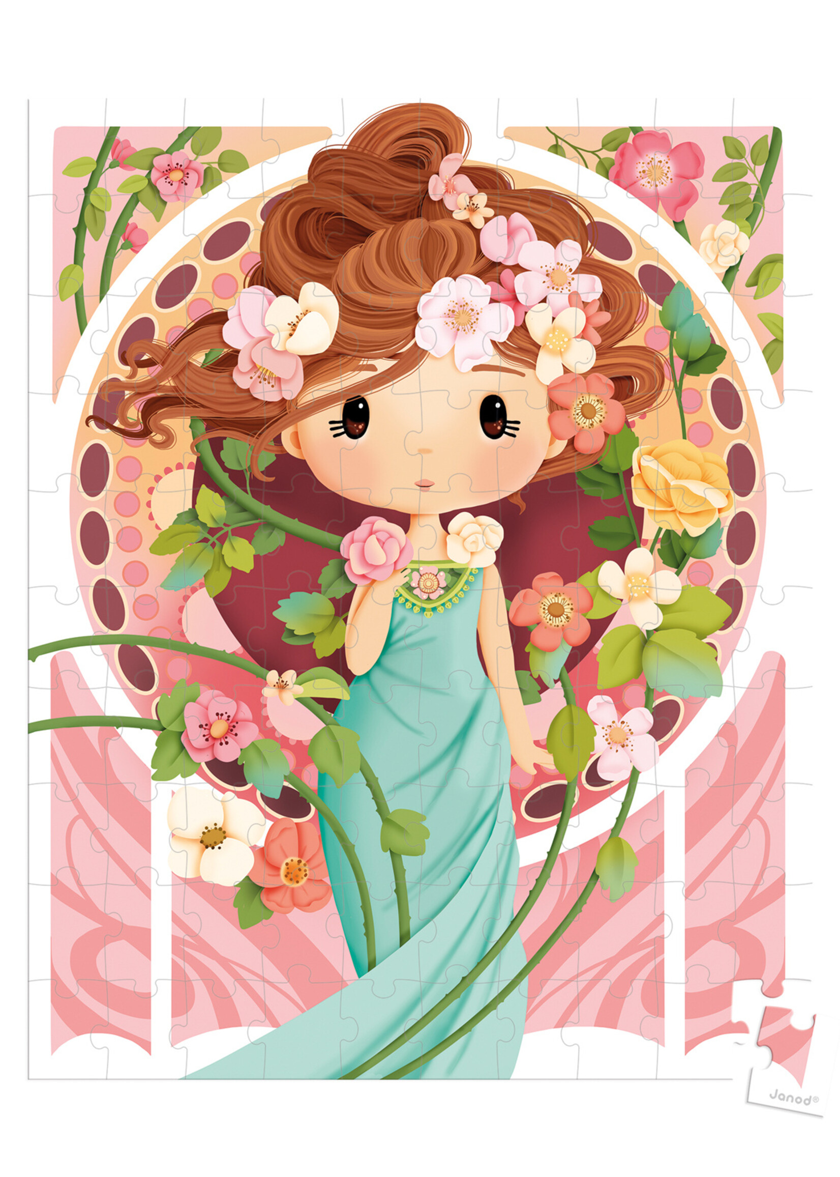 Janod Janod - Puzzel - Geïnspireerd door Mucha