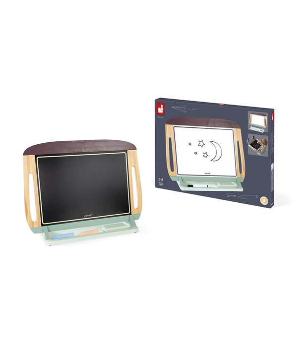 Janod Janod Schoolbord - Tafelmodel Bordeaux/Mintgroen