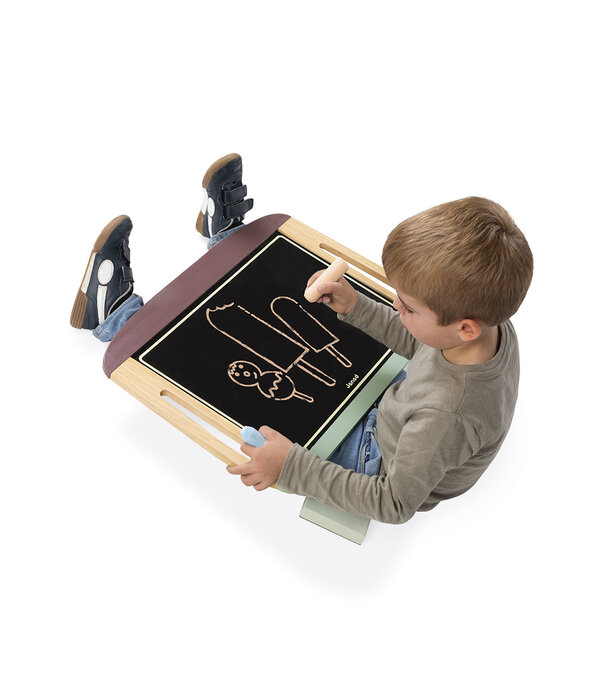 Janod Janod Schoolbord - Tafelmodel Bordeaux/Mintgroen