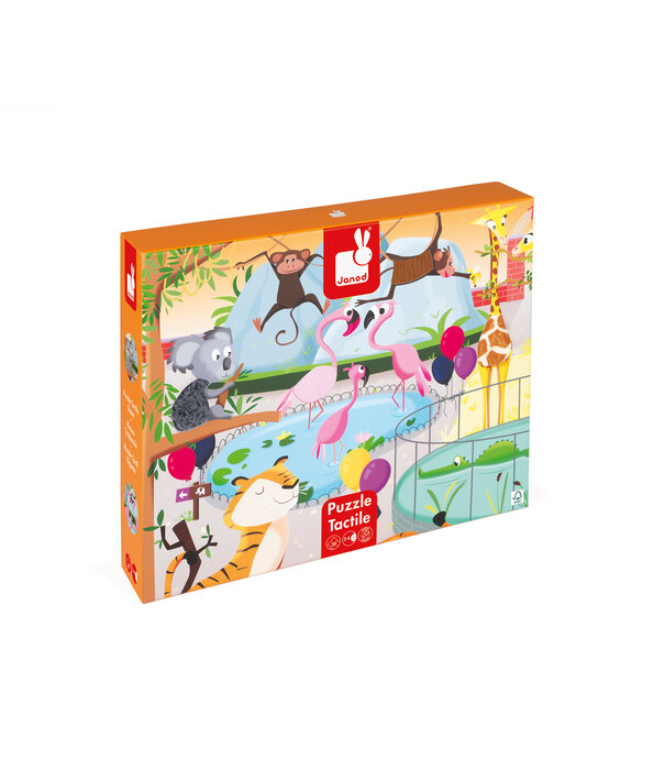 Janod Janod Voelpuzzel - Een dag in de dierentuin