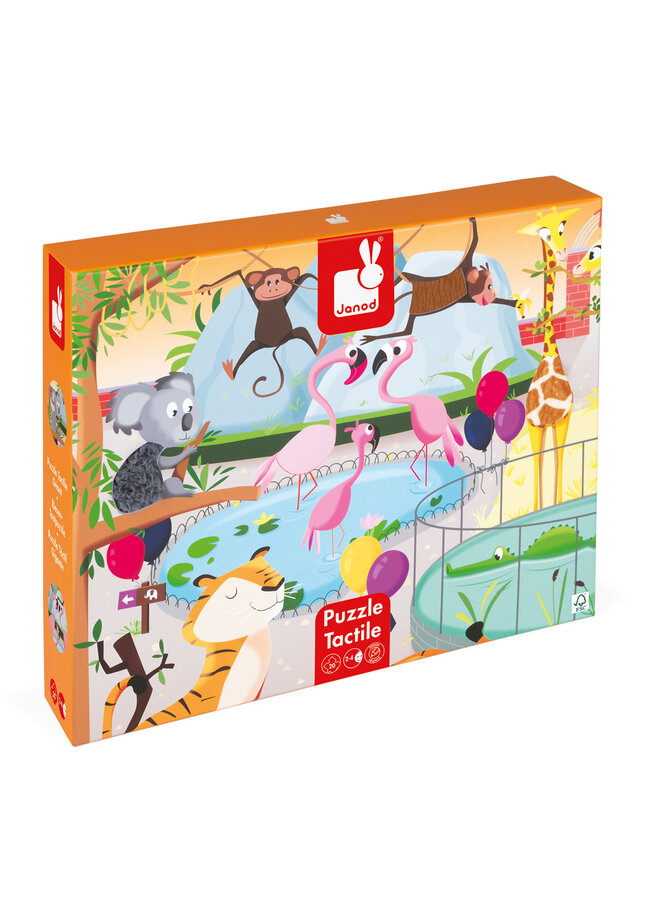 Janod Voelpuzzel - Een dag in de dierentuin