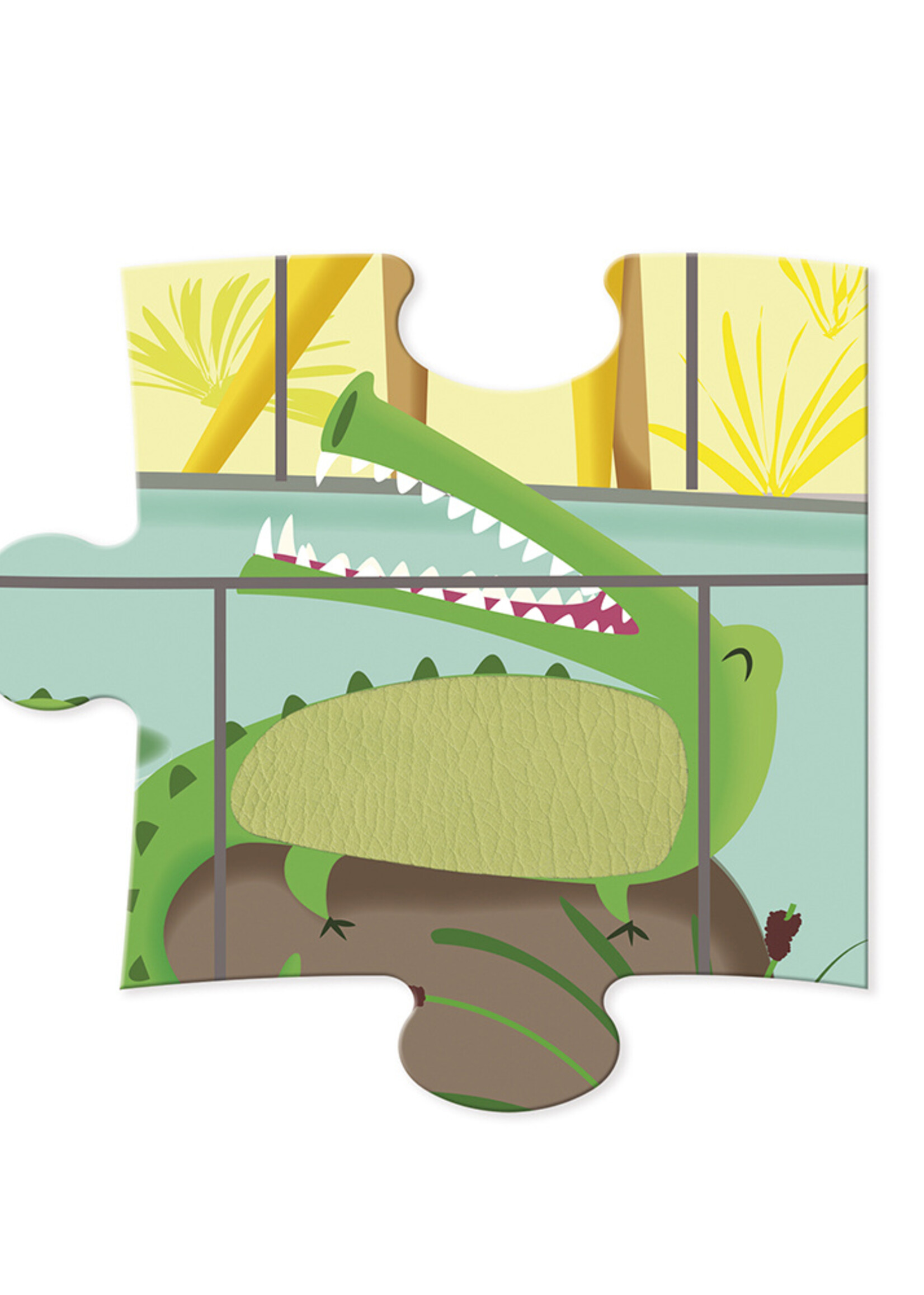 Janod Janod Voelpuzzel - Een dag in de dierentuin