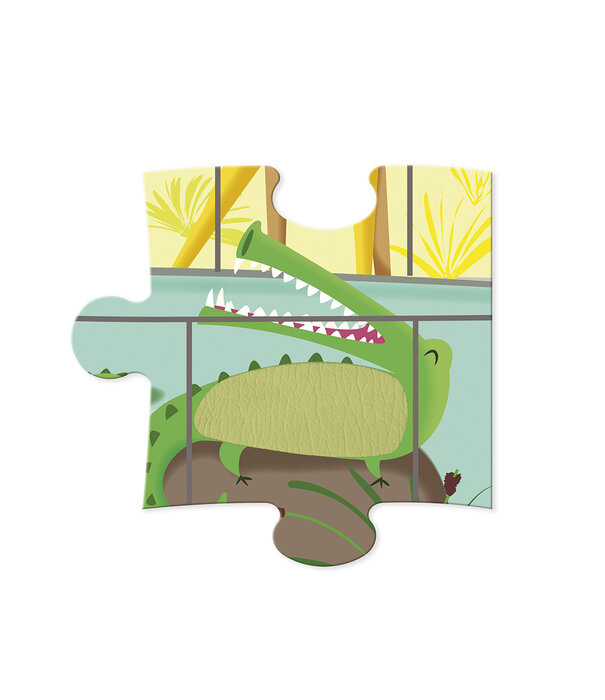 Janod Janod Voelpuzzel - Een dag in de dierentuin