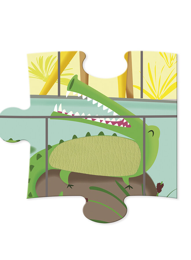 Janod Voelpuzzel - Een dag in de dierentuin