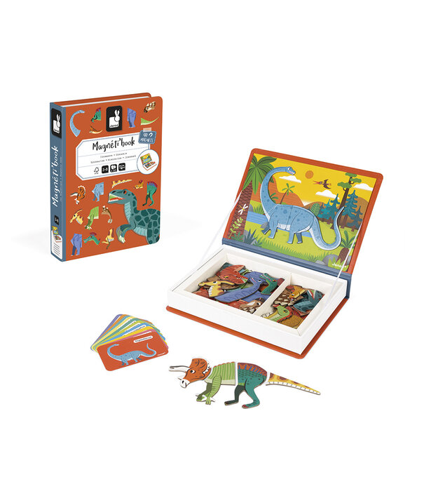 Janod Janod Magnetibook - Dinosaurus