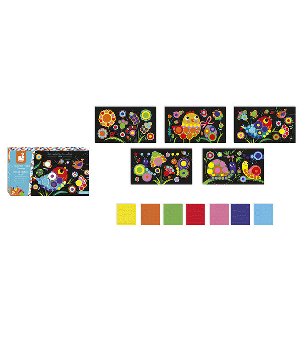 Janod Janod Atelier - Ronde Stickers Lente