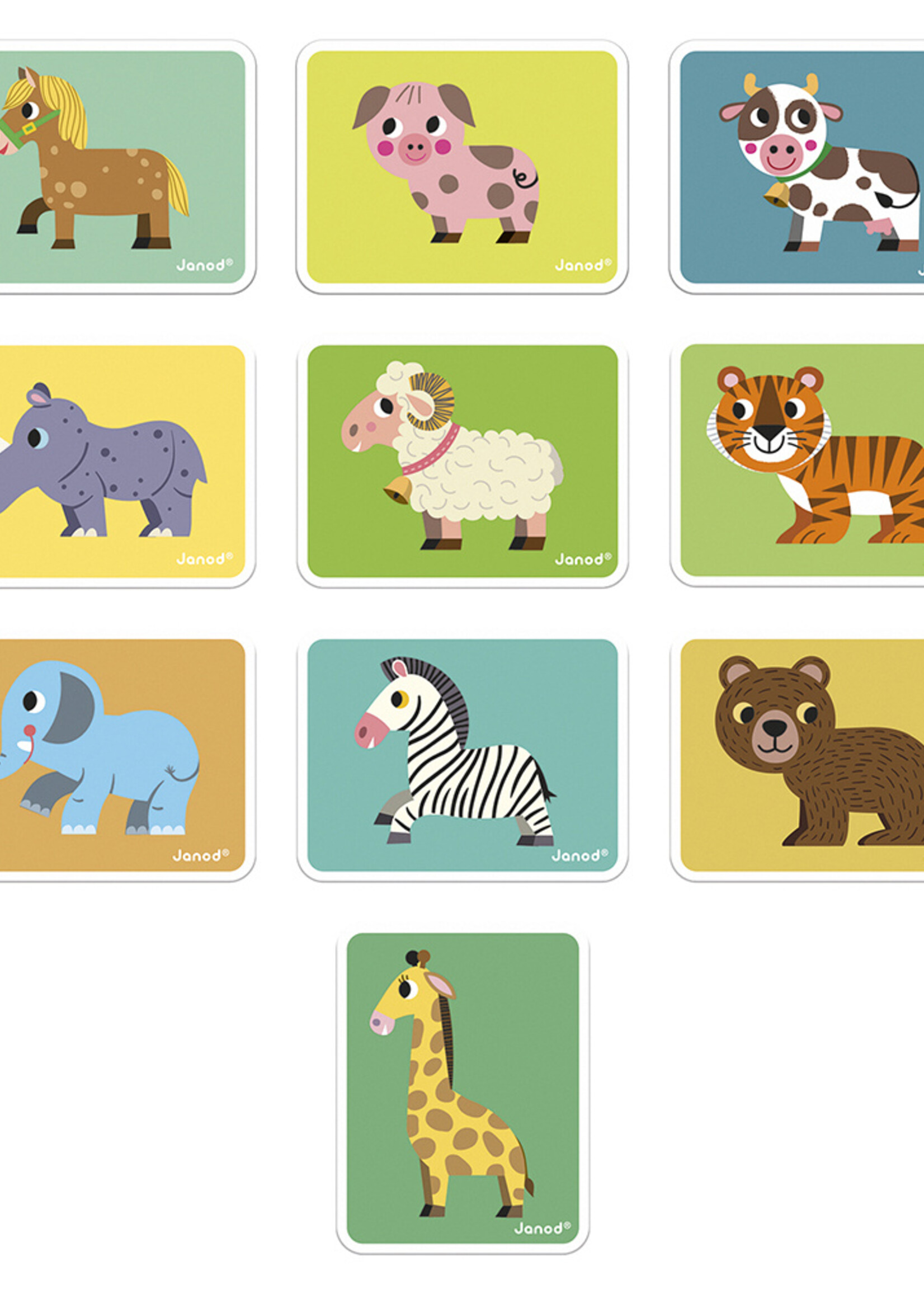 Janod Janod Magnetibook - Dieren