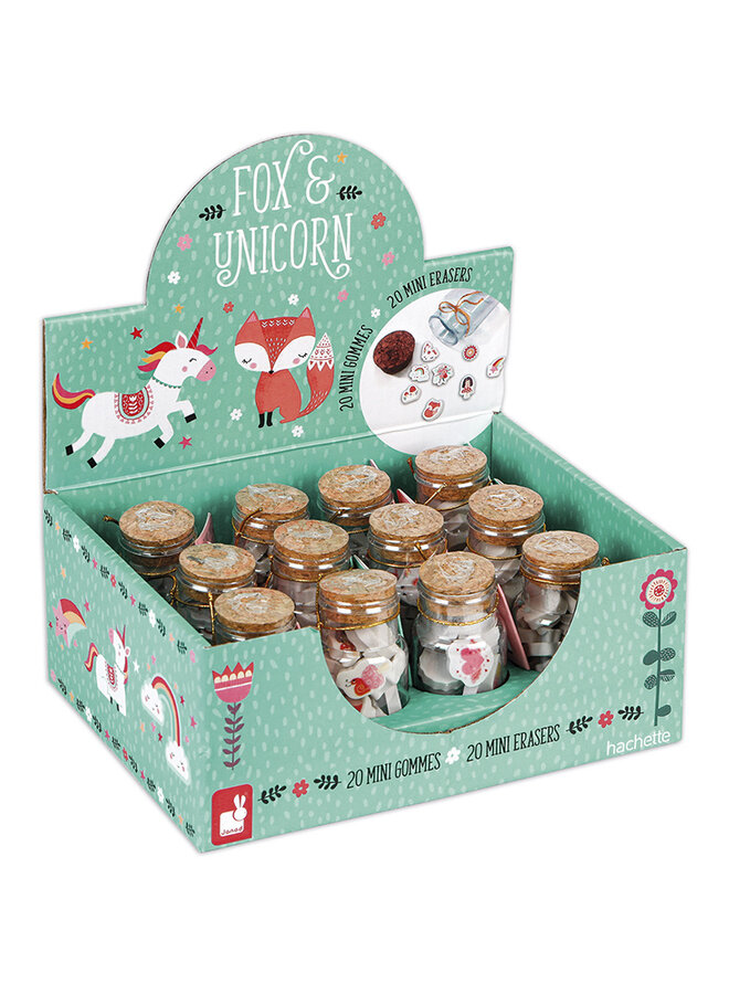 Janod - Jolie Papeterie - Minigummen in flesje