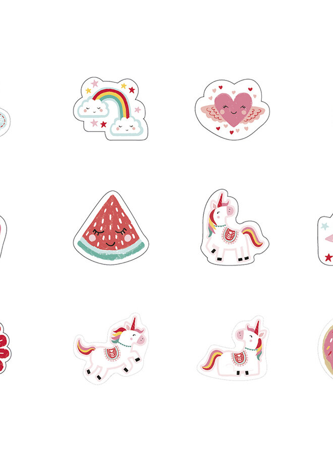 Janod - Jolie Papeterie - Minigummen in flesje