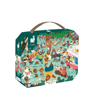 Janod - Puzzelkoffer De Berenfamilie