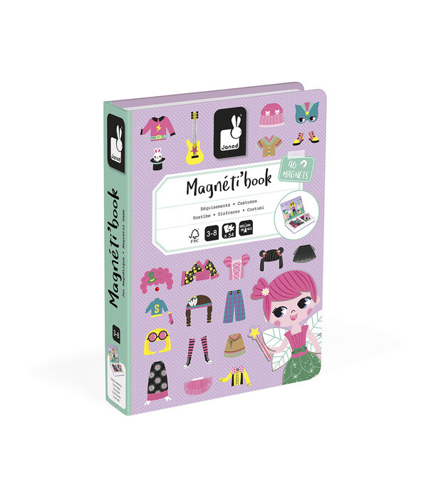 Janod Janod Magnetibook - Verkleedfeest meisjes