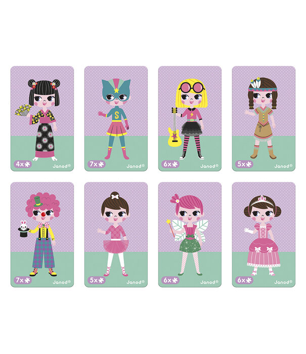Janod Janod Magnetibook - Verkleedfeest meisjes