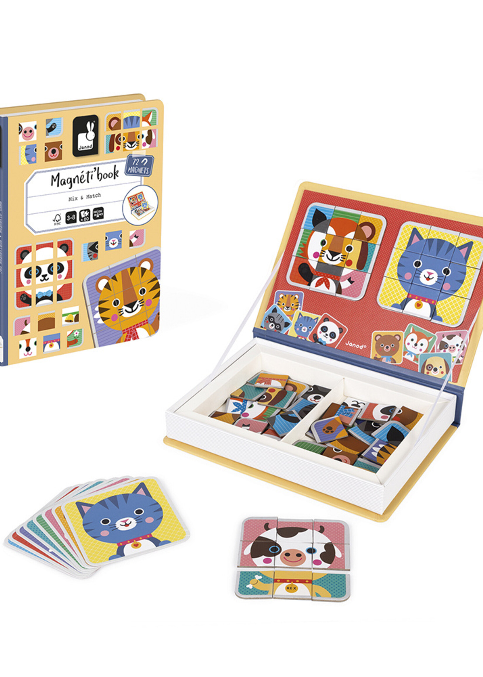 Janod Janod Magnetibook - Mix & Match