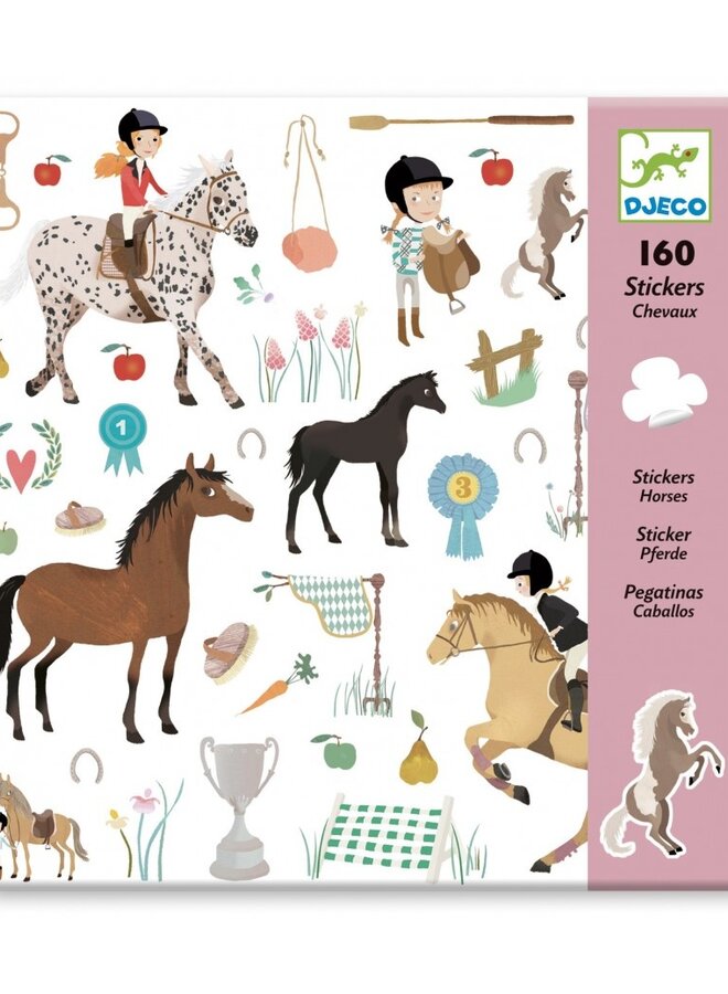 Djeco - Stickers - Horses