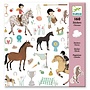 Djeco - Stickers - Horses