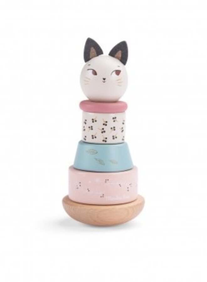 Moulin Roty - Stapelspel kat - Après la pluie