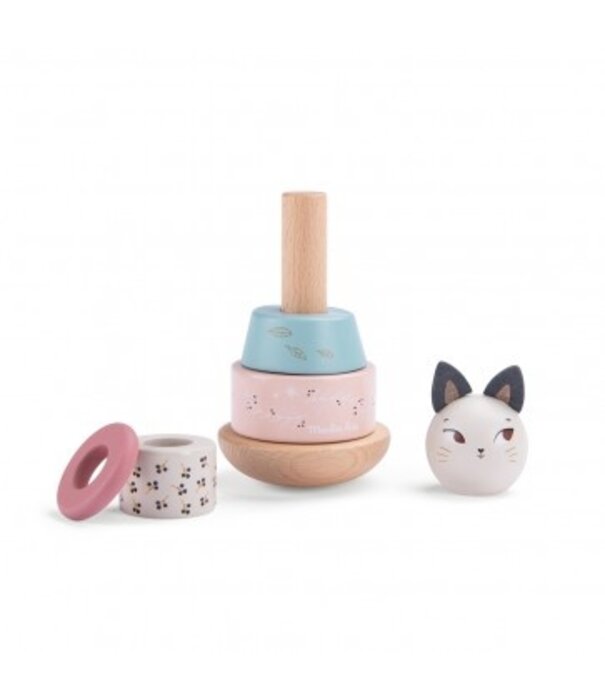 Moulin Roty Moulin Roty - Stapelspel kat - Après la pluie