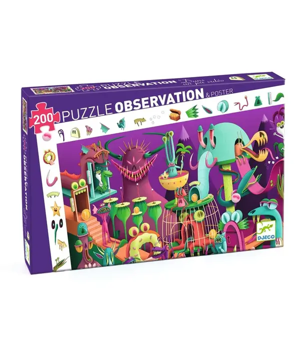 Djeco PUZZLE OBSERVATION -  IN A VIDEO GAME - 200 PCS -