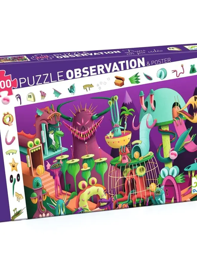 PUZZLE OBSERVATION -  IN A VIDEO GAME - 200 PCS -