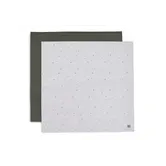 Jollein - Hyfrofiele Doek large 115x115cm Stargaze Leaf Green (2pack)