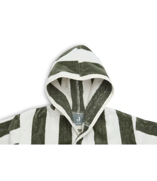 Jollein Jollein - Badjas - 3-4 year stripe terry leaf green