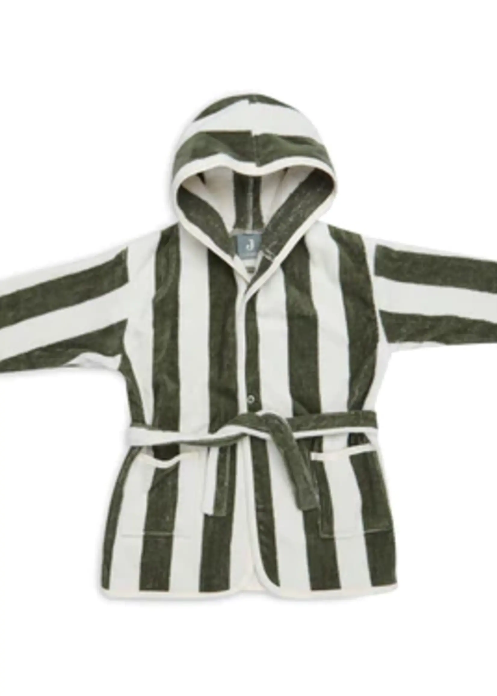 Jollein Jollein - Badjas - 3-4 year stripe terry leaf green