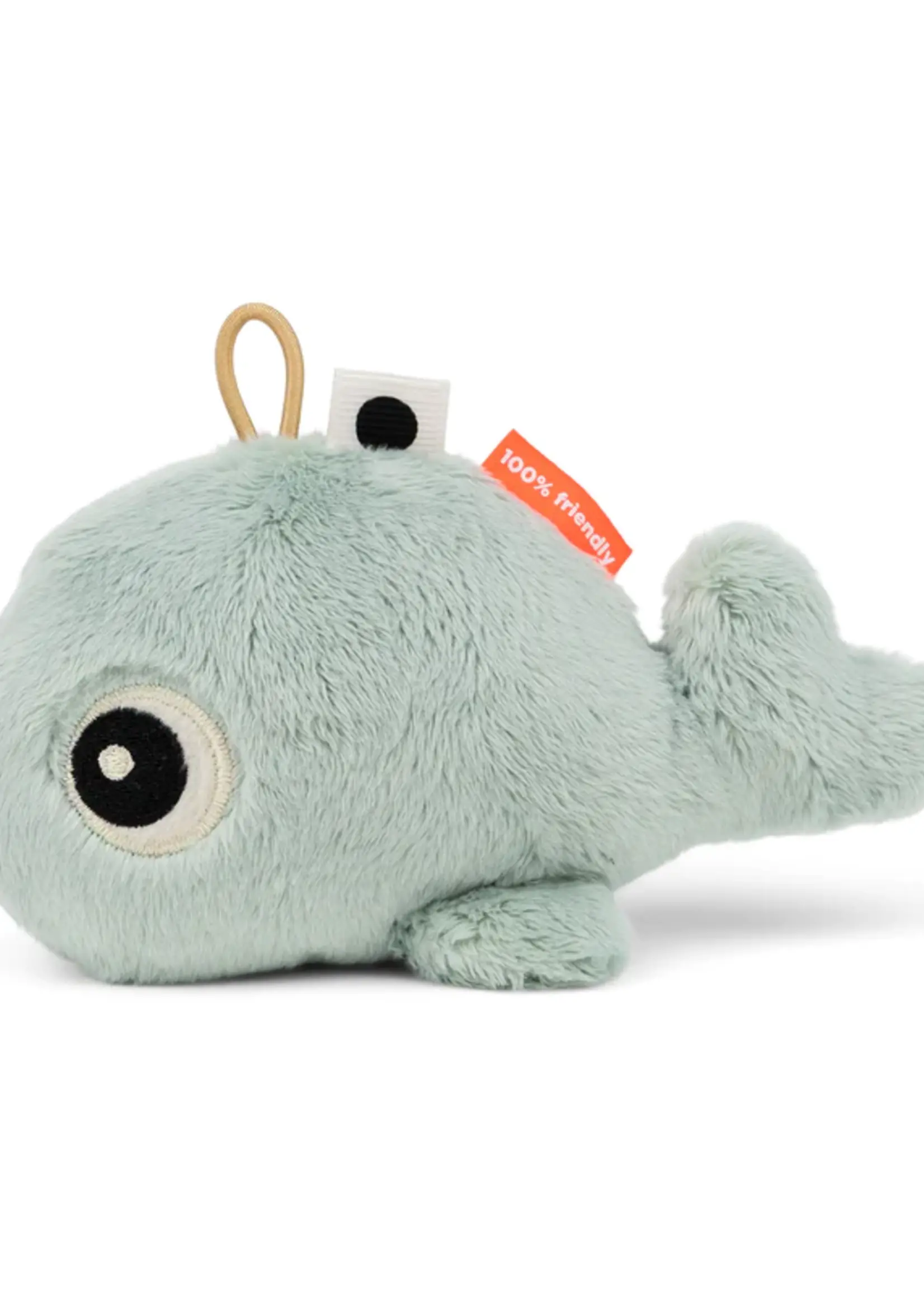 DonebyDeer Donebydeer - Kleine sensorische rammelaar Wally blauw