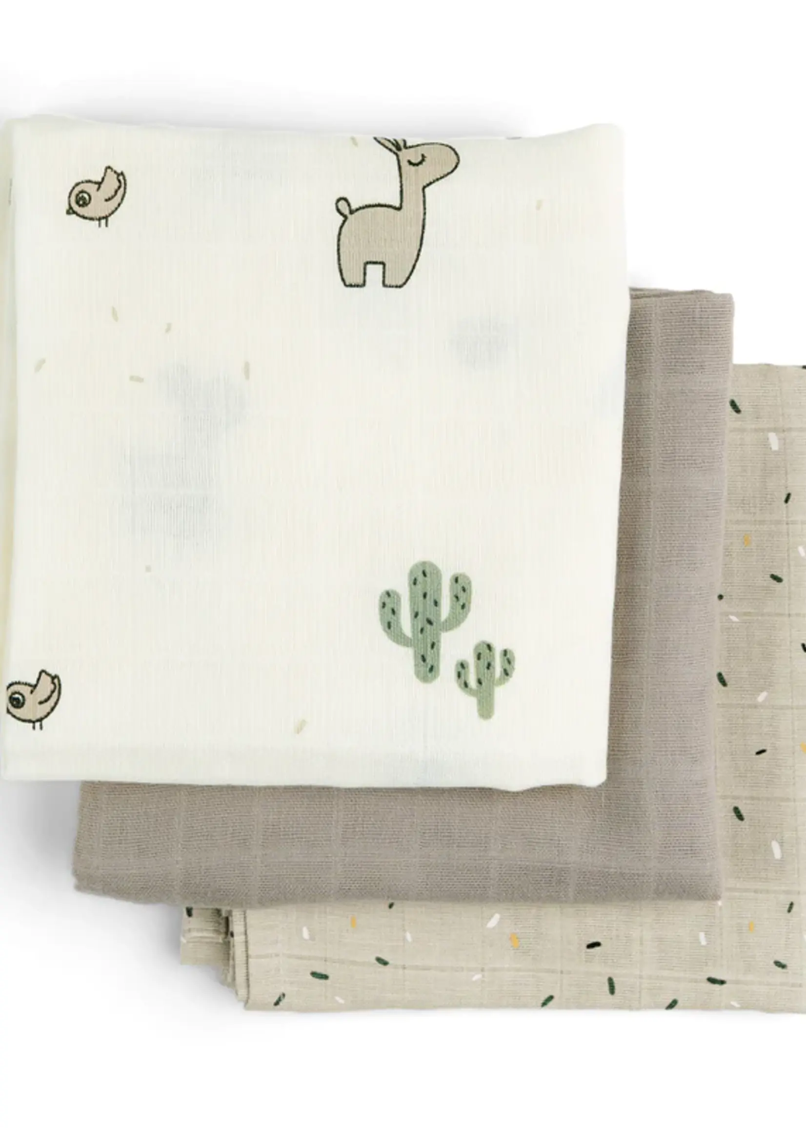 DonebyDeer Donebydeer -  Hydrofiel doek 70x70cm - Lalee Sand