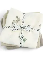 DonebyDeer Donebydeer -  Hydrofiel doek 70x70cm - Lalee Sand